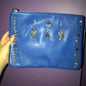 blue wristlet